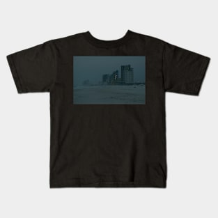 the beach at night Kids T-Shirt